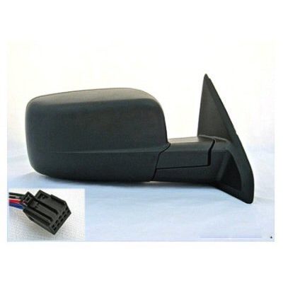 DODGE TRUCKS & VANS DODGE/PU (R1500) DOOR MIRROR RIGHT (Passenger Side) POWER/HEATED (SINGLE GLASS)(TEXT BLK) OEM#55372066AH (P) 2009-2012 PL#CH1321303