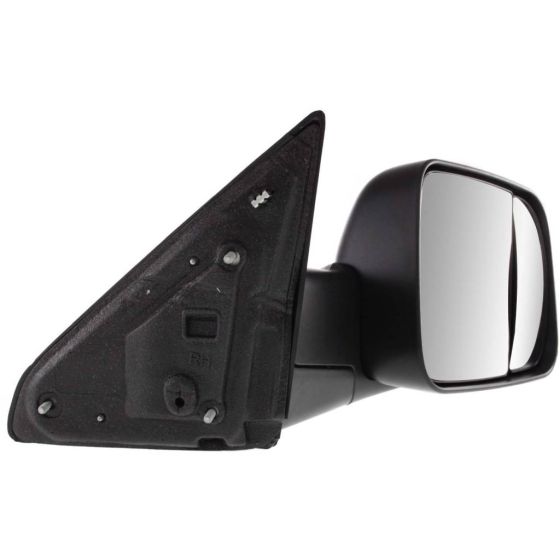 DODGE TRUCKS & VANS DODGE/PU  (R1500)( CLASSIC) DOOR MIRROR RIGHT (Passenger Side) MANUAL TXT-BLACK (DUAL GLASS)(TRAILER TOW TYPE) OEM#55372072AL 2013-2022 PL#CH1321314