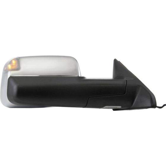 DODGE TRUCKS & VANS DODGE/PU (R1500) DOOR MIRROR RIGHT (Passenger Side) PWR/HTD/SIGNAL/PUDDLE/MEMORY (DUAL GLASS)(CHR)(W/TOW PKG) OEM#68033734AL 2010-2012 PL#CH1321320