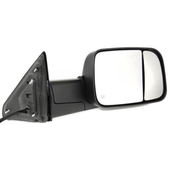 DODGE TRUCKS & VANS DODGE/PU (R2500/3500) DOOR MIRROR RIGHT (Passenger Side) PWR/HTD/SIGNAL/PUDDLE (DUAL GLASS)(TEXT BLK)(W/TOW) OEM#68285864AB 2013-2018 PL#CH1321350