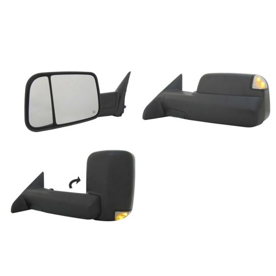 DODGE TRUCKS & VANS DODGE/PU  (R2500/3500) DOOR MIRROR RIGHT (Passenger Side) PWR/HTD/SIGNAL/PUDDL/MEMORY (WO/TOW)(WO/DIMMING)(CHROME) OEM#68096198AH-PFM 2013 PL#CH1321356