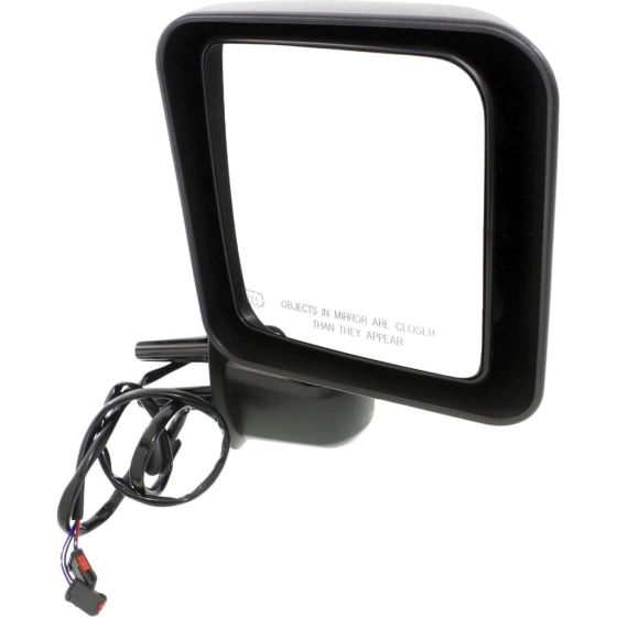 JEEP WRANGLER (JK) DOOR MIRROR RIGHT (Passenger Side) POWER HTD (TXT-BLK)(N-FOLD) OEM#68249846AC 2015-2018 PL#CH1321390