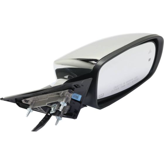 CHRYSLER 300  DOOR MIRROR RIGHT (Passenger Side) PWR/HTD/SIGNAL/PUDDLE/MEMORY/BSD (CHROME CVR)(WO/DIM OEM#57010420AJ-PFM 2012-2019 PL#CH1321426
