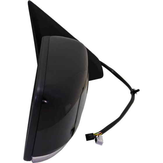 DODGE TRUCKS & VANS DODGE/PU  (R1500)( CLASSIC) DOOR MIRROR RIGHT (Passenger Side) PWR/HTD/SIGNAL/PUDDL/P-FOLD (WO/TOW)(BLACK) OEM#5XY521XRAK 2018-2019 PL#CH1321486