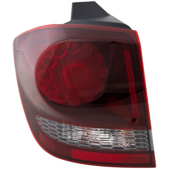 DODGE JOURNEY  TAIL LAMP ASSY LEFT (Driver Side) (OUTER)(LED)(W/BLACK TRIM) OEM#68227133AA 2009-2020 PL#CH2804114