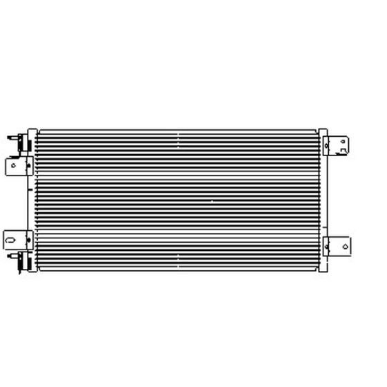 CHRYSLER 200 SEDAN A/C CONDENSER M/T WO/TRANS COOLER WO/RD OEM#68004052AB 2011-2014 PL#CH3030256