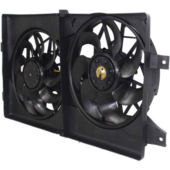 DODGE STRATUS/SEDAN RADIATOR & A/C FAN ASSY (DUAL FAN) OEM#CH3115122 2001-2006 PL#CH3115122
