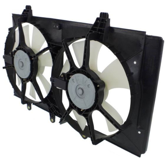 DODGE NEON/SX 2.0  RADIATOR & A/C FAN ASSY (DUAL FAN TYPE)(EXC. 2.4L) OEM#5019212AA-PFM 2001-2003 PL#CH3115130