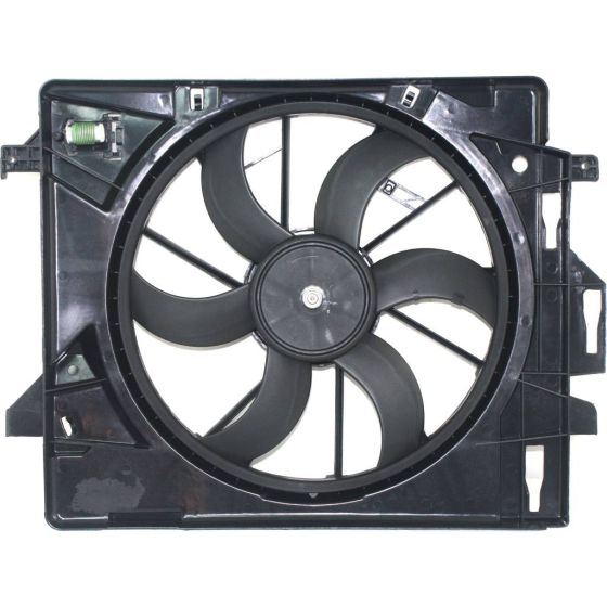 DODGE TRUCKS & VANS GRAND CARAVAN RADIATOR & A/C FAN ASSEMBLY (SINGLE FAN) OEM#5058674AD 2008-2020 PL#CH3115157