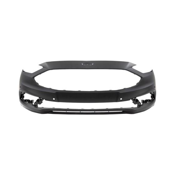 FORD FUSION  FRONT BUMPER COVER (W/PARALLEL PARK ASSIST)(EXC SPORT)(WO/TOW HOLE) OEM#HS7Z17D957AAPTM 2017-2018 PL#FO1000719