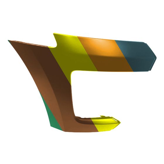 FORD TRUCKS & VANS EXPEDITION FRONT BUMPER COVER LEFT (Driver Side) PRIMED (WO/SENSOR) OEM#NL1Z17E784AAPTM 2022-2024 PL#FO1017103