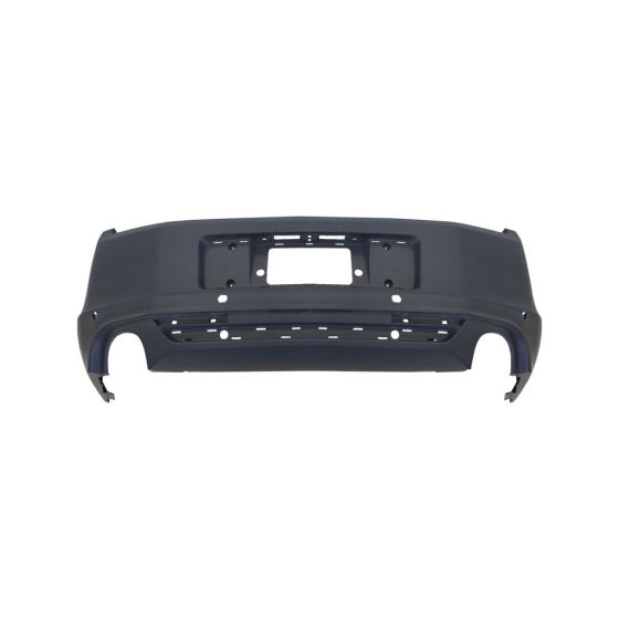 FORD MUSTANG REAR BUMPER COVER PRIMED (W/SENSOR)(BASE/GT)(WO/CALIFORNIA)**CAPA** OEM#DR3Z17K835BAPTM 2013-2014 PL#FO1100686C