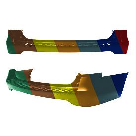 FORD TRUCKS & VANS EXPEDITION REAR BUMPER COVER PRIMED (WO/SENSOR)(W/MAX) OEM#JL1Z17K835DCPTM 2018-2021 PL#FO1100741