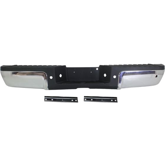 FORD TRUCKS & VANS FORD/PU F250/350/450/550 (SUPER DUTY) STEP BUMPER ASSY CHROME W/BLACK PAD (W/SENSOR)(WO/BRKT) OEM#9C3Z17906D-PFM 2008-2010 PL#FO1103150