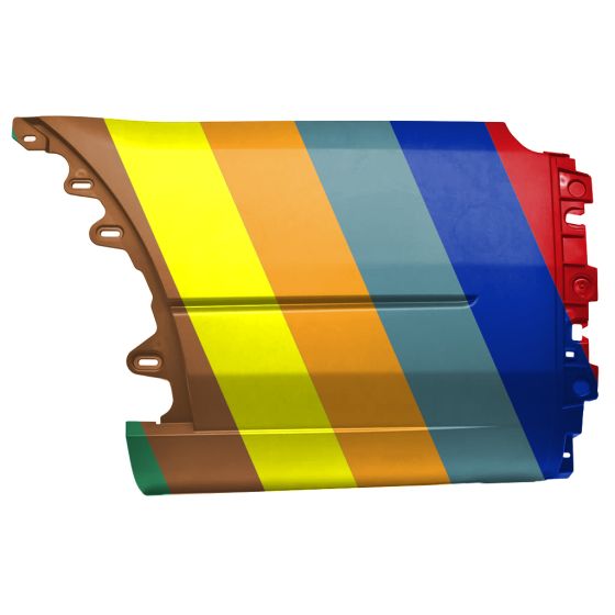 FORD TRUCKS & VANS TRANSIT REAR BUMPER SIDE COVER LEFT (Driver Side) TXT (OUTER SECTION)(EXC EXTENDED LENGTH) OEM#CK4Z17F774FD 2015-2019 PL#FO1116108