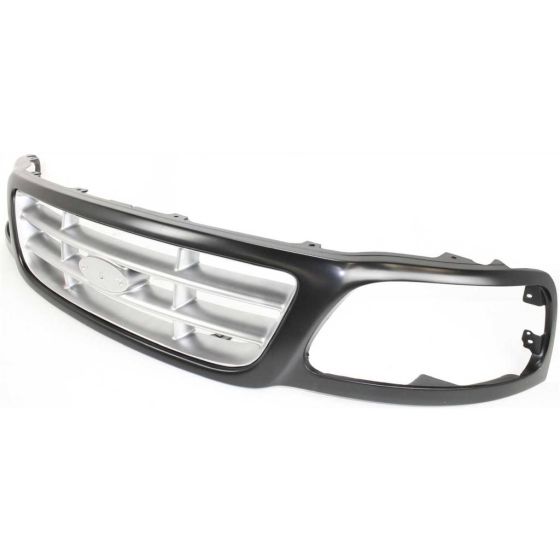 FORD TRUCKS & VANS FORD/PU  (F150 HERITAGE MODEL) GRILLE BLACK/GRAY (2 horizontal & 2 vertical bars ) OEM#3L3Z8200DA 2004 PL#FO1200376
