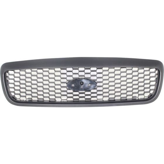 FORD CROWN VICTORIA GRILLE BLACK (HONEY COMB TYPE)**CAPA** OEM#6W7Z8200AA 1998-2011 PL#FO1200388C
