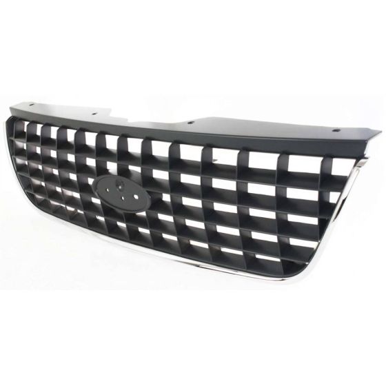 FORD TRUCKS & VANS EXPLORER  GRILLE CHROME/GRAY (XLS/XLS Sport/XLT/XLT Sport) OEM#1L2Z8200AAB 2002 PL#FO1200396