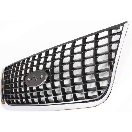 FORD TRUCKS & VANS EXPEDITION  GRILLE CHROME/ARG (XLT/NBX/XLS)(Exc XLT Sport/Eddie Bauer) OEM#2L1Z8200AAA 2003-2006 PL#FO1200401