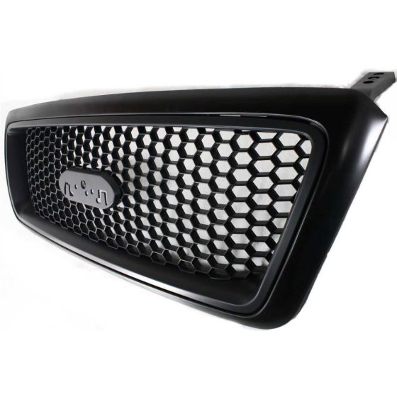 FORD TRUCKS & VANS FORD/PU (F150 EXC HERITAGE) GRILLE BLACK (XLT)(W/ Honeycomb)(06 W/O Appearance Pkg) OEM#4L3Z8200CAPTM 2004-2006 PL#FO1200415