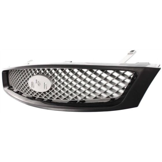 FORD FOCUS  GRILLE BLACK (EXC 06-07 W/STREET PKG) OEM#5S4Z8200BAC 2005-2007 PL#FO1200432