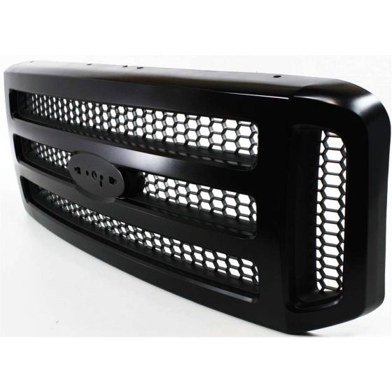 FORD TRUCKS & VANS FORD/PU  (F250/350/450/550) Super Duty GRILLE BLACK (XLT/OUTLAW/LARIAT)(WO/CHROME PKG)(BAR DESIGN) OEM#6C3Z8200CY 2005-2007 PL#FO1200457