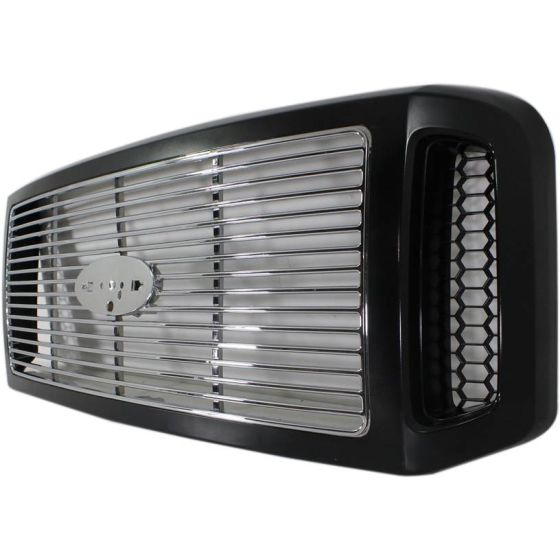 FORD TRUCKS & VANS FORD/PU  (F250/350/450/550) Super Duty GRILLE BLACK (HARLEY DAVIDSON)(W/BILLET DESIGN) OEM#6C3Z8200DH 2005-2007 PL#FO1200458