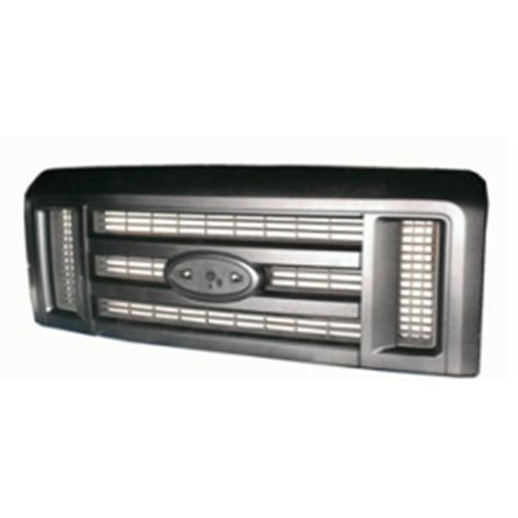 FORD TRUCKS & VANS FORD VAN CUTAWAY (E250/350/450/550) GRILLE BLACK**CAPA** OEM#8C2Z8200B 2008-2025 PL#FO1200509C