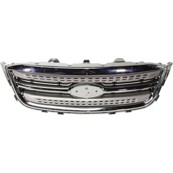 FORD TAURUS SHO GRILLE PTD SILVER W/CHROME MLDG **CAPA** OEM#AG1Z8200AB 2010-2012 PL#FO1200526C