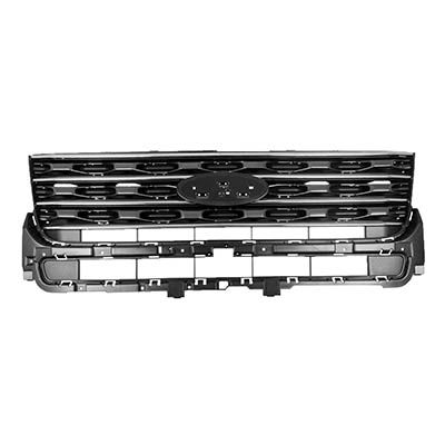 FORD TRUCKS & VANS EXPLORER  GRILLE ASSY (BASE/LIMITED) OEM#FB5Z8200AB 2016-2017 PL#FO1200577