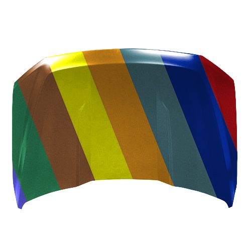 FORD TRUCKS & VANS FORD/PU F150 HOOD (STEEL) OEM#ML3Z16612D-PFM 2021-2024 PL#FO1230342