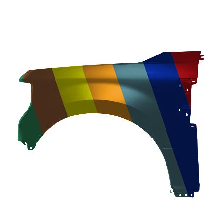 FORD TRUCKS & VANS FORD/PU F250/350/450 (SUPER DUTY) FENDER LEFT (Driver Side) (WO/WHEEL OPENNG MLDG)(STEEL)(F250/F350) OEM#LC3Z16006A-PFM 2020-2022 PL#FO1240331