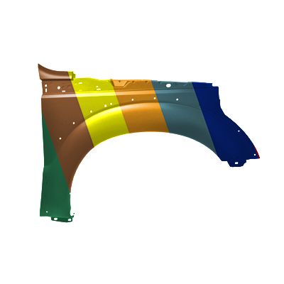 FORD TRUCKS & VANS FORD/PU F250/350/450 (SUPER DUTY) FENDER RIGHT (Passenger Side) W/MLDG (F450) OEM#BC3Z16005B 2011-2016 PL#FO1241286