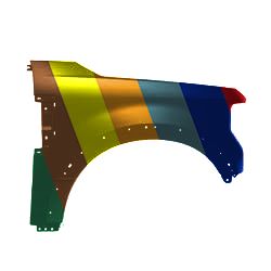 FORD TRUCKS & VANS FORD/PU F250/350/450 (SUPER DUTY) FENDER RIGHT (Passenger Side) (W/WHEEL OPENNG MLDG)(ALUM)(F250/F350) OEM#LC3Z16005E 2020-2022 PL#FO1241332