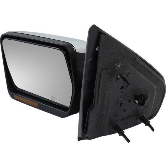 FORD TRUCKS & VANS FORD/PU (F150 EXC HERITAGE) DOOR MIRROR LEFT (Driver Side) PWR/HTD/SIGNAL (WO/PUDDLE)(CHR) OEM#6L3Z17683EA 2006 PL#FO1320332