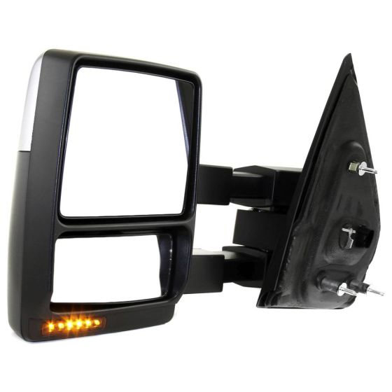 FORD TRUCKS & VANS FORD/PU (F150 EXC HERITAGE) DOOR MIRROR LEFT (Driver Side) PWR/HTD/SIGNAL/PUDDLE/MEMORY/M-FOLD (CHR)(DUAL ARM) OEM#9L3Z17683EC 2007-2008 PL#FO1320388