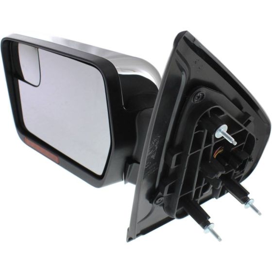 FORD TRUCKS & VANS FORD/PU (F150)(EXC SVT RAPTOR) DOOR MIRROR LEFT (Driver Side) PWR/HTD/SIGNAL/PUDDLE/MEMORY/PWR-FOLD (CHR)(SINGLE )(WO/DIM) OEM#BL3Z17683EA-PFM 2011-2014 PL#FO1320412