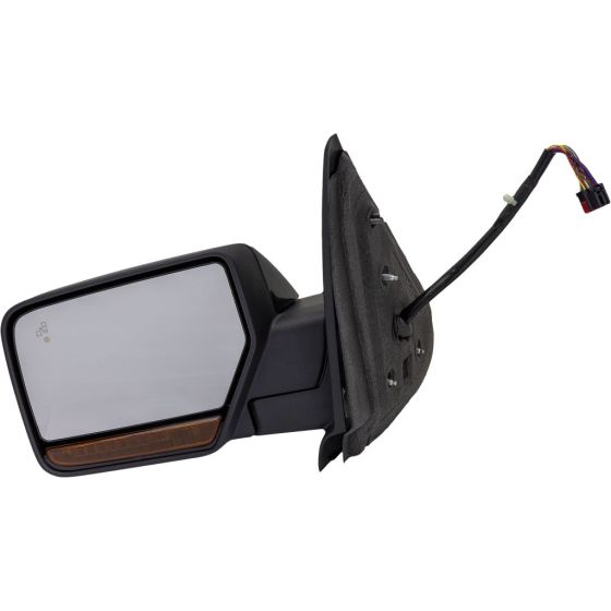 FORD TRUCKS & VANS EXPEDITION  DOOR MIRROR LEFT (Driver Side) PWR/HTD/SIGNAL/PUDDL/MEMORY/P-FOLD (W/BSD)(WO/DIMMING)(PTM) OEM#FL1Z17683CAPTM-PFM 2015-2017 PL#FO1320506
