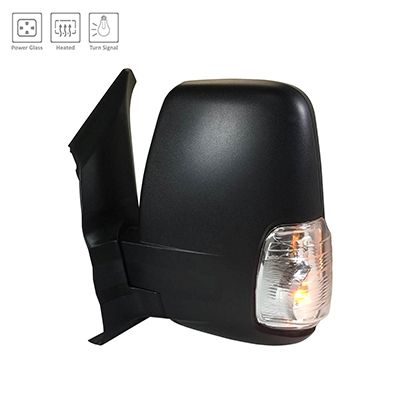 FORD TRUCKS & VANS TRANSIT  DOOR MIRROR LEFT (Driver Side) PWR/HTD/SIGNAL (SHORT ARM)(LOW ROOF)(TEX) OEM#EK4Z17683CB 2015-2019 PL#FO1320549