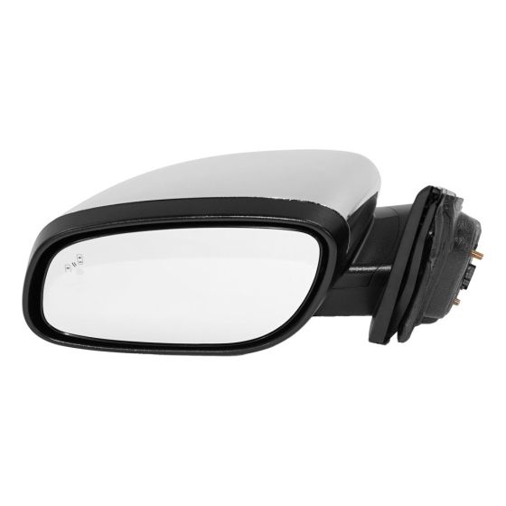 FORD TAURUS POLICE DOOR MIRROR LEFT (Driver Side) PWR/HTD/PUDDLE LAMP/MEMORY (W/BSD)(CHROME)(WO/DIM OEM#AG1Z17683F-PFM 2013-2019 PL#FO1320646