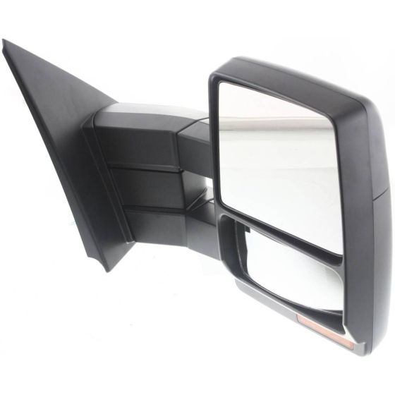 FORD TRUCKS & VANS FORD/PU (F150)(EXC SVT RAPTOR) DOOR MIRROR RIGHT (Passenger Side) PWR/HTD/SIGNAL/PUDDLE (BLK)(DUAL ARM) OEM#7L3Z17682AE 2009-2012 PL#FO1321369