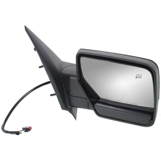 FORD TRUCKS & VANS EXPEDITION  DOOR MIRROR RIGHT (Passenger Side) PWR/HTD/PUDDL (WO/MEMORY)(TEX-BLACK) OEM#BL1Z17682AA 2011 PL#FO1321398