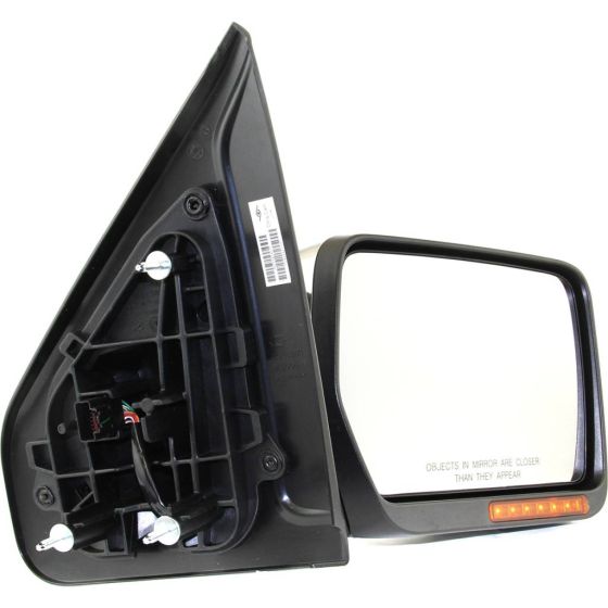 FORD TRUCKS & VANS FORD/PU (F150)(EXC SVT RAPTOR) DOOR MIRROR RIGHT (Passenger Side) PWR/HTD/SIGNAL/PUDDLE/MEMORY/PWR-FOLD (CHR)(SINGLE ARM) OEM#9L3Z17682EB 2009-2014 PL#FO1321411