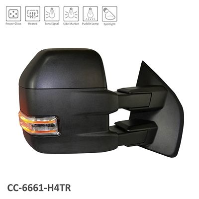 FORD TRUCKS & VANS FORD/PU  (F150)(EXC RAPTOR) DOOR MIRROR RIGHT (Passenger Side) MANUAL (W/SIGNAL)(TOW TYPE)(TXT CVR) OEM#FL3Z17682AC 2015-2018 PL#FO1321516
