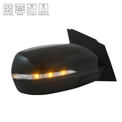 FORD TRUCKS & VANS EDGE  DOOR MIRROR RIGHT (Passenger Side) PWR/HTD/PUDDLE/M-FOLD W/BLIND SPOT GLASS (PTD CVR) OEM#FT4Z17682CB-PFM 2015-2018 PL#FO1321560