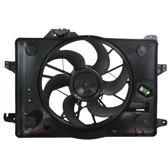 FORD CROWN VICTORIA RADIATOR & A/C FAN ASSEMBLY (FROM 4-8-00)(SINGLE FAN) OEM#1W1Z8C607AA 2000-2002 PL#FO3115121