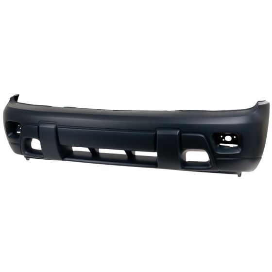 GM TRUCKS & VANS TRAILBLAZER FRONT BUMPER COVER PRIMED W/FOG (EXC. LT & SS) OEM#88943617 2002-2009 PL#GM1000672
