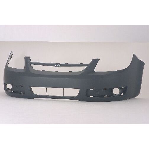 CHEVROLET COBALT FRONT BUMPER COVER PRIMED (W/FOG)(LT MDL)(W/O LUXURY PKG)(W/ UPPER BAR)**CAPA** OEM#19120181 2005-2010 PL#GM1000734C