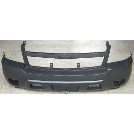 GM TRUCKS & VANS TAHOE (CHEVY) FRONT BUMPER COVER PRIMED (W/ROUND FOG)**CAPA** OEM#25814570 2007-2014 PL#GM1000817C