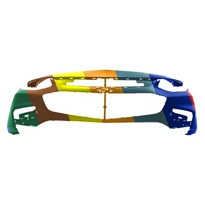 CHEVROLET MALIBU HYBRID FRONT BUMPER COVER (W/LED DRL)(WO/PARK ASSIST)(WO/PARALLEL PARK ASSIST) **CAPA** OEM#84042377 2016-2018 PL#GM1000998C